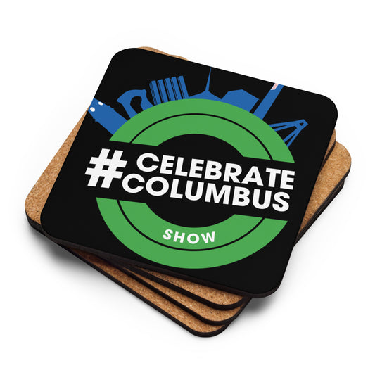 Celebrate Columbus Cork-back coaster